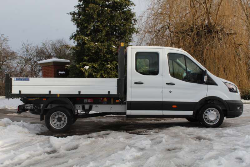 This is the Transit Double Cab Tipper vehicle.