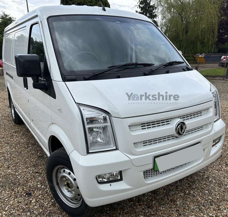 This is the EC35 Electric Van White vehicle.